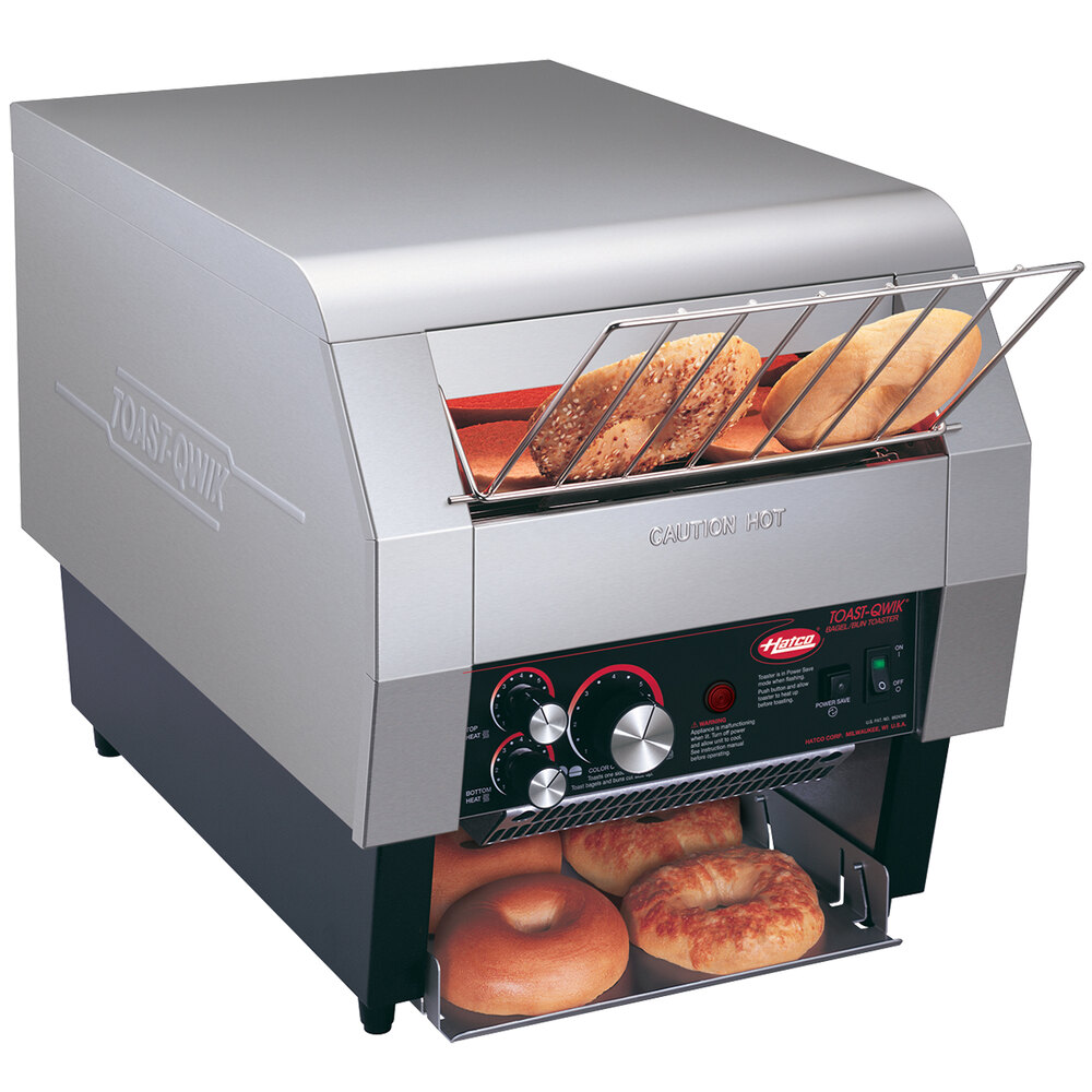 Hatco TQ-400BA Toast Qwik One Side Conveyor Toaster - 2" Opening, 208V