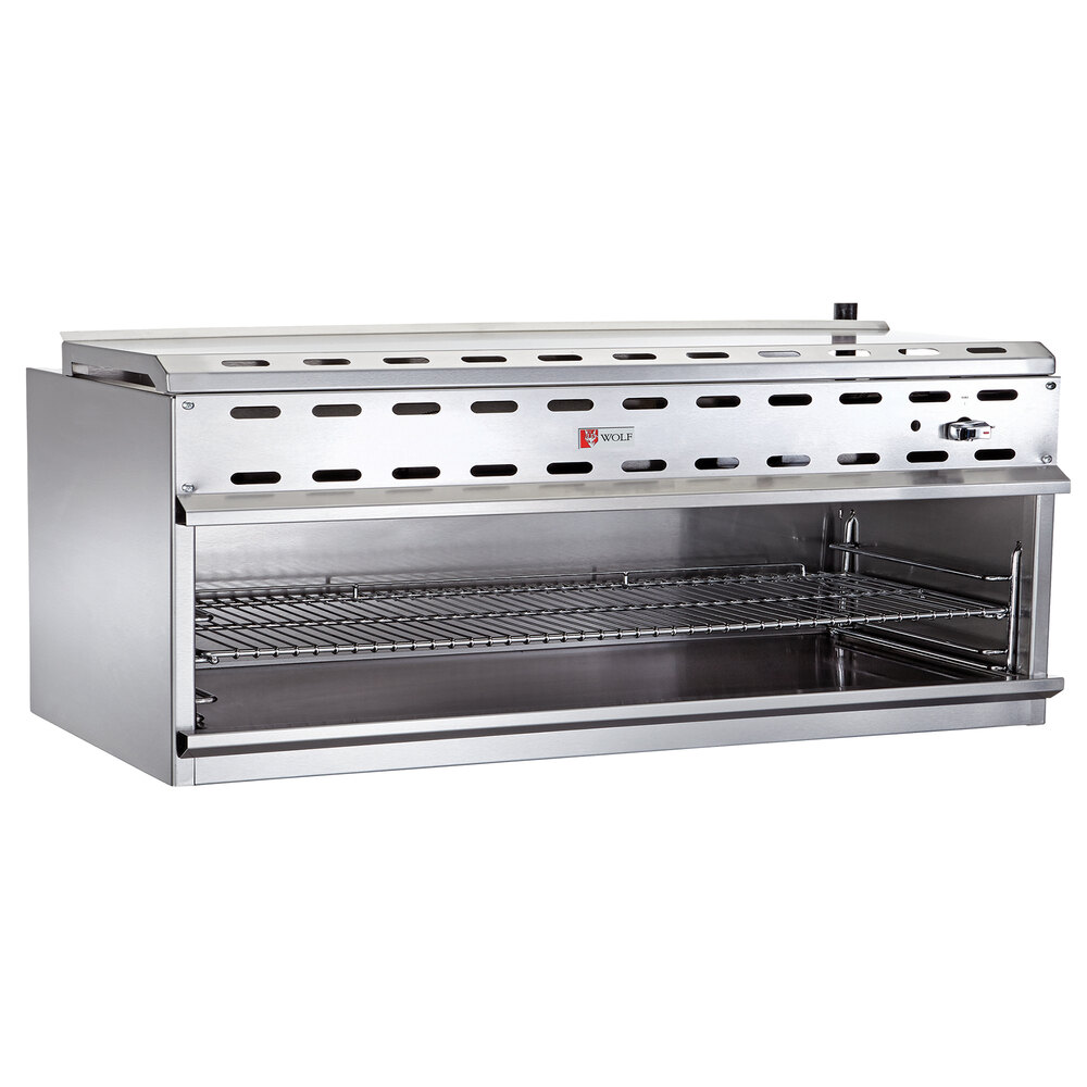 Wolf by Vulcan WICM72-LP 72" Liquid Propane Infrared Cheese Melter - 60,000 BTU