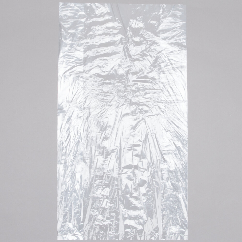 Inteplast Group PB100420R Get Reddi 10" x 4" x 20" Plastic Food Bag - 1,000/Case