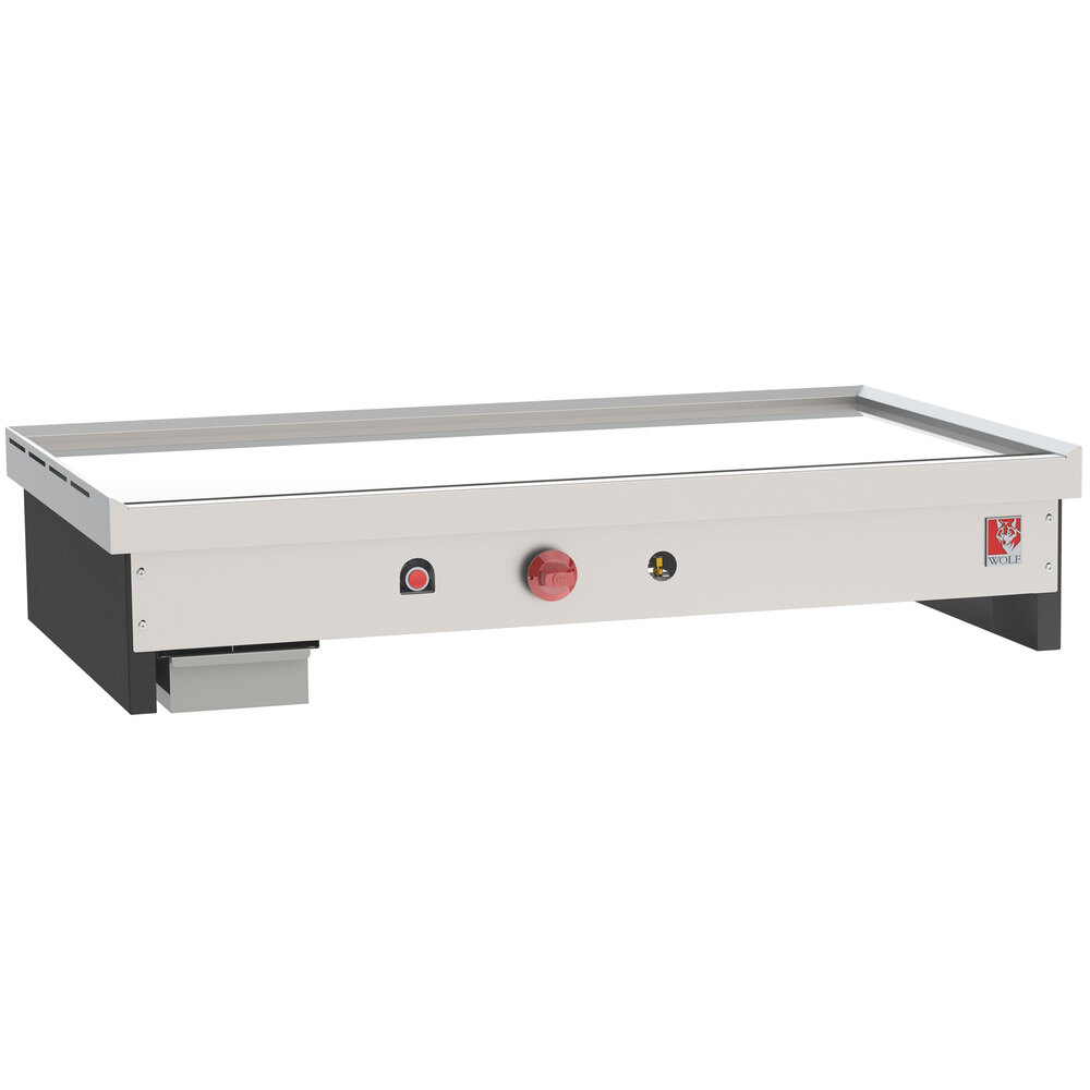 Wolf by Vulcan TYG48C-LP Liquid Propane 48" Teppanyaki Gas Countertop Griddle - 30,000 BTU