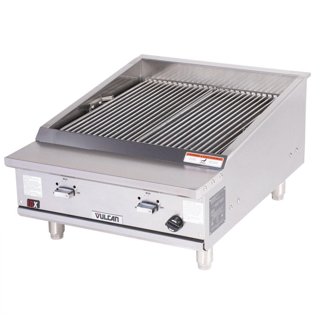 Vulcan VTEC25-1 Natural Gas 25" Infrared Charbroiler - 44,000 BTU